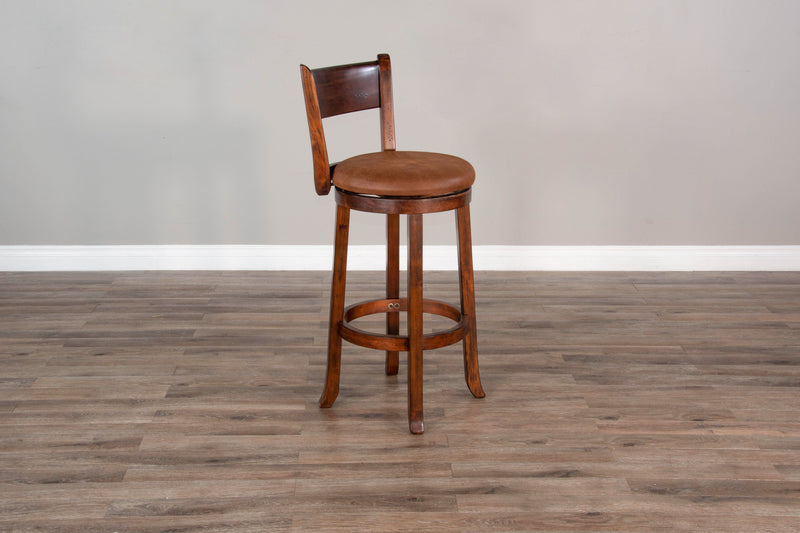 Santa Fe - Swivel Barstool With Cushion Seat & Back