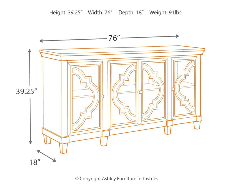 Fossil - Gray - Accent Cabinet