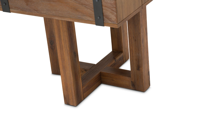 Brooklyn Walk - End Table - Burnt Umber