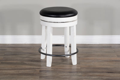 Carriage House - Swivel Stool With Cushion Seat