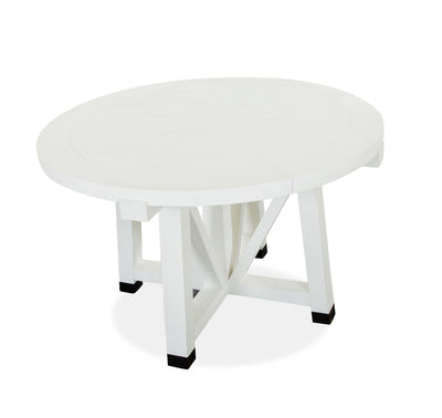 Harper Springs - Round Dining Table - Silo White