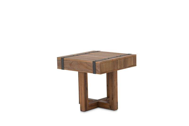 Brooklyn Walk - End Table - Burnt Umber