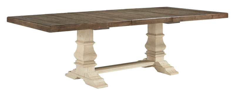 Bolanburg - Brown / Beige - Rect Drm Extension Table Top