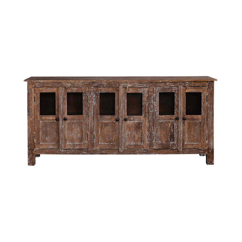 Ruston - 70" Accent Entertainment Console - Light Brown