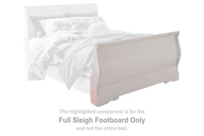 Anarasia - White - Full Sleigh Footboard