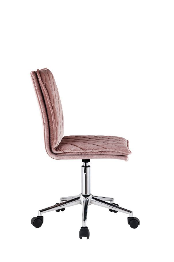 Aestris - Office Chair - Pink Velvet - Grand Furniture GA