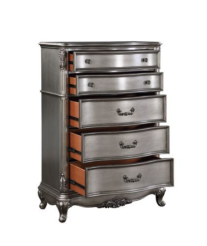 Ausonia - Chest - Antique Platinum - Finish - Grand Furniture GA