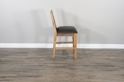 Havana - Slatback Chair With Cushion Seat - Light Brown / Dark Brown