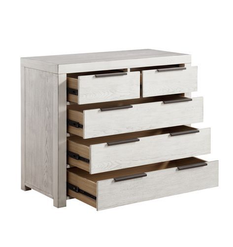 Celerina - Chest - Weathered White Finish - Grand Furniture GA