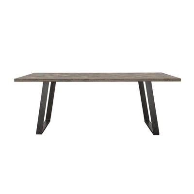 Misty - Solid Wood Dining Table - Gray Sheesham