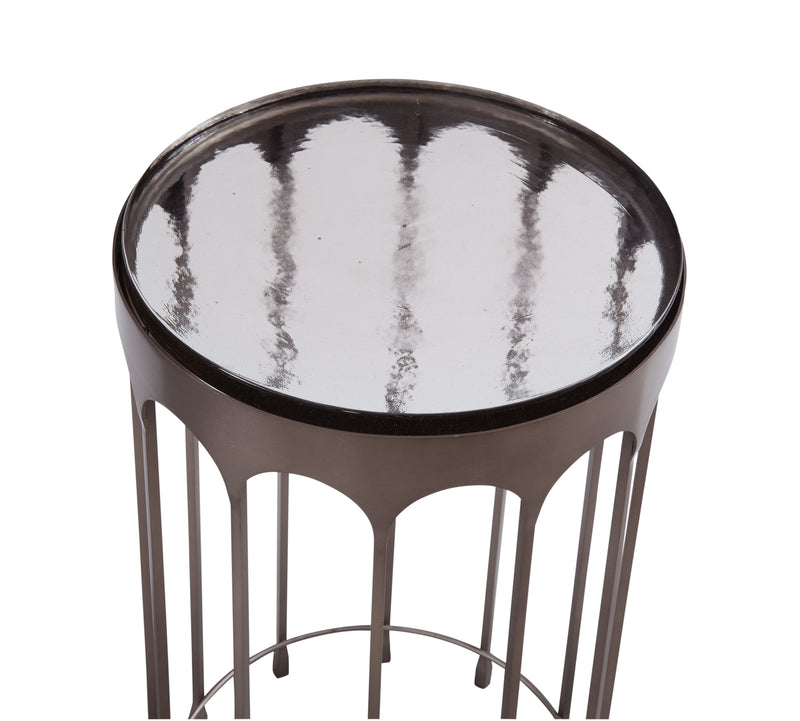 Hartley - Accent Table - Nickel