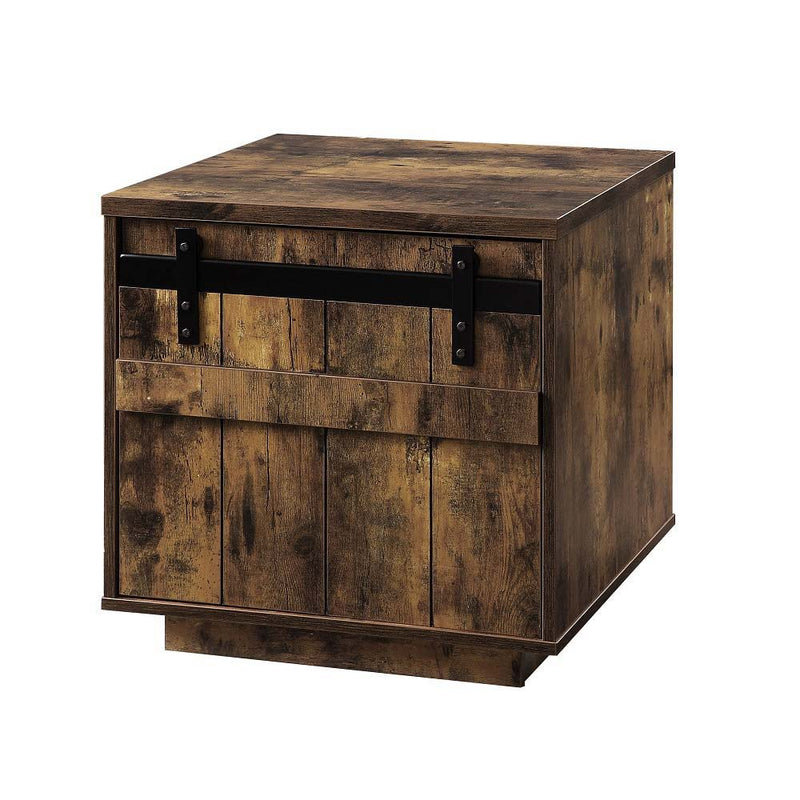 Bellarosa - End Table - Rustic Oak Finish - Grand Furniture GA