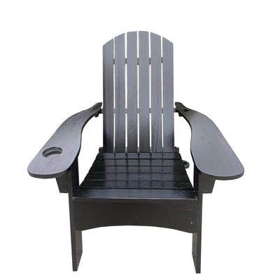 Outdoor Or Indoor Adirondack Chair With An Hole To Hold Umbrella On The Arm