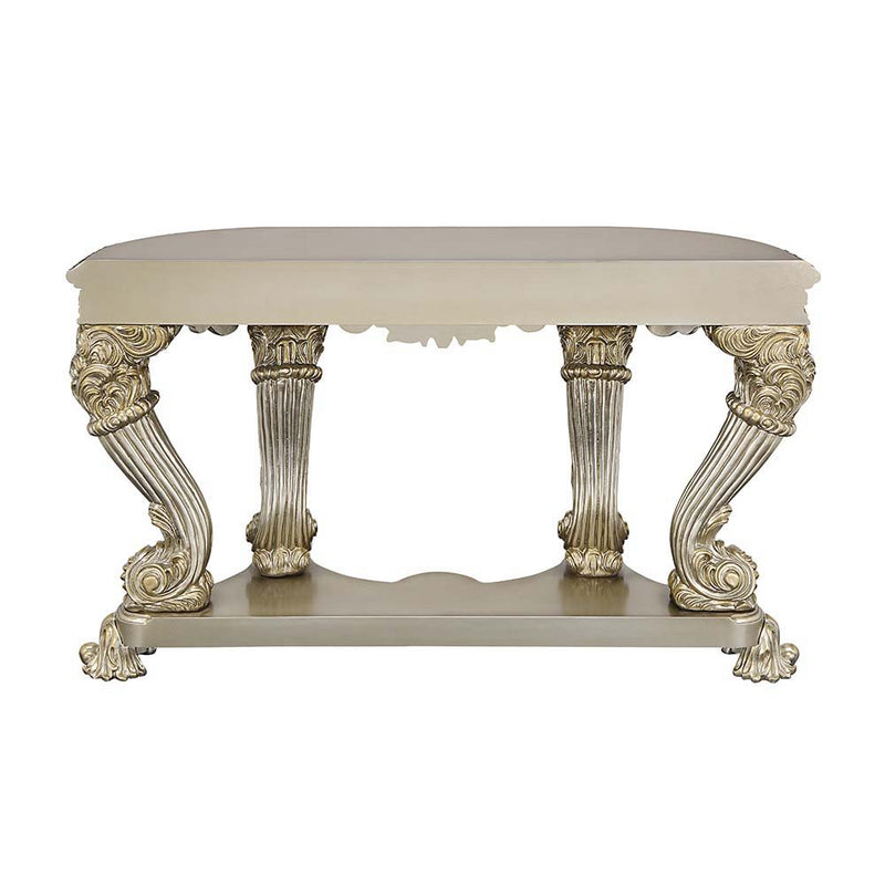 Danae - End Table - Champagne & Gold Finish - 34" - Grand Furniture GA