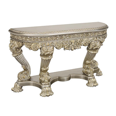 Danae - End Table - Champagne & Gold Finish - 34" - Grand Furniture GA