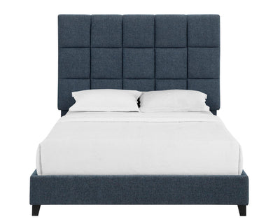 Squares Upholstered Platform Bed