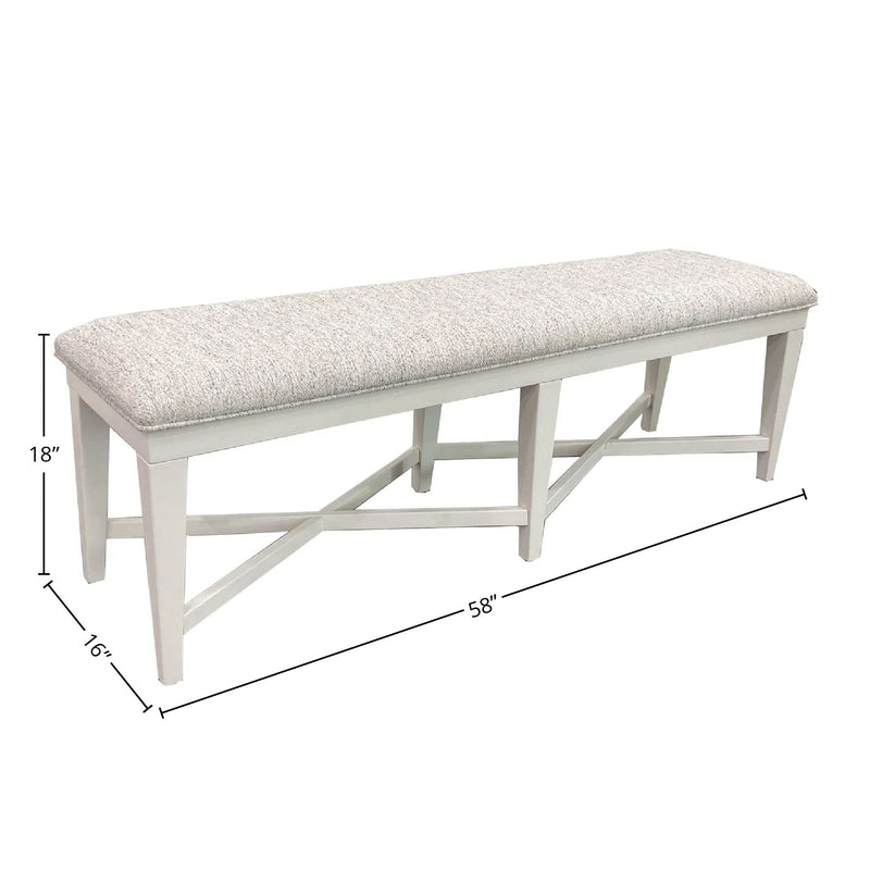 Americana Modern Dining - Upholstered Bench - Cotton