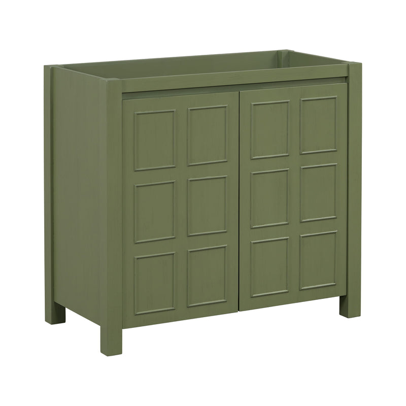 Bathroom Vanity With Adjustable Shelves (Cabinet Only) - Green