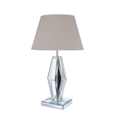 Britt - Table Lamp - Mirrored & Chrome - Grand Furniture GA