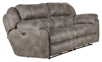 Ferrington - Power Lay Flat Reclining Sofa with Power Adjustable Headrest & Lumbar