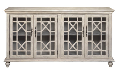 Spencer - Four Door Credenza - Millstone Texture Ivory