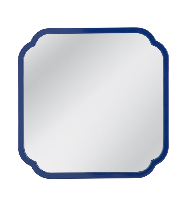 Daphne - Square Wall Mirror - Blue