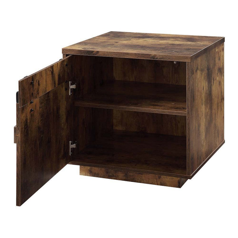 Bellarosa - End Table - Rustic Oak Finish - Grand Furniture GA