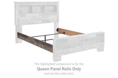 Derekson - Multi Gray - Queen Panel Rails