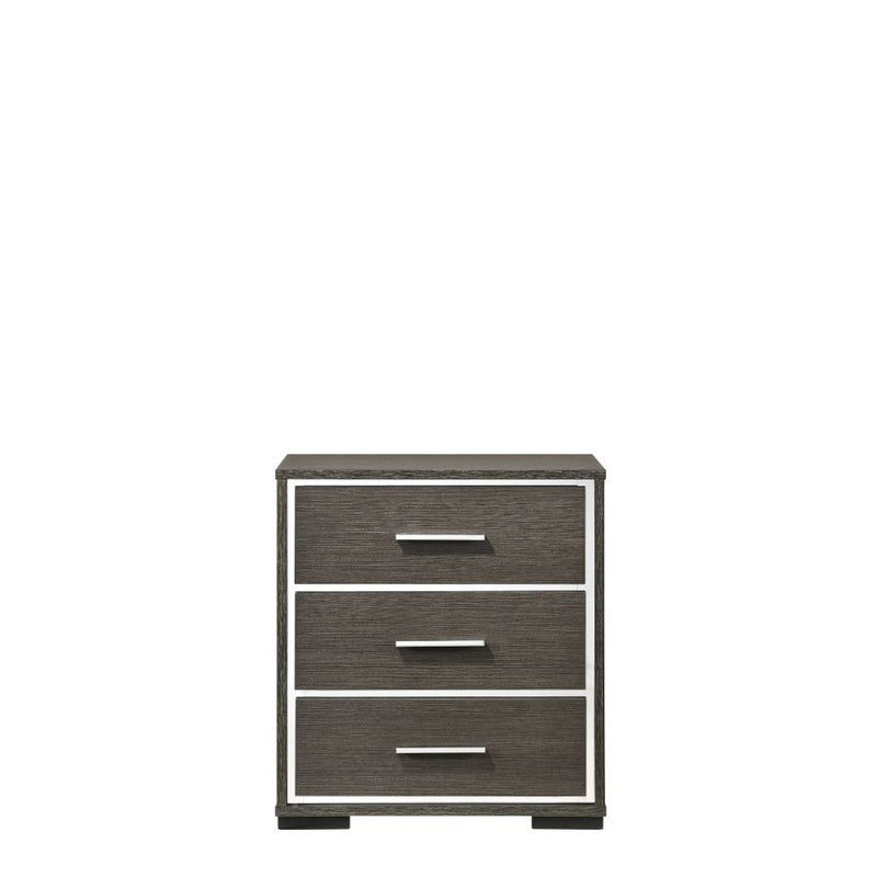 Escher - Nightstand - Gray Oak - Grand Furniture GA