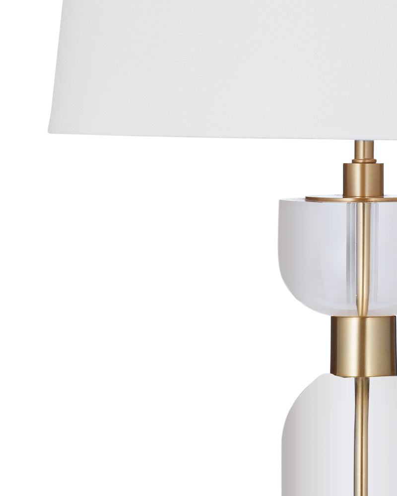 Bollin - Table Lamp - Crystal / Brass