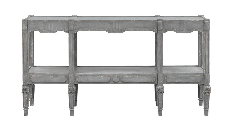 Donovan - Console Table - Florentine Vintage Gray