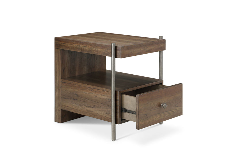 Baxton - Rectangular End Table - Sienna Ridge