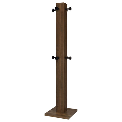 Rikkie - Coat Rack And Mirror - Walnut