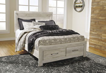 Bellaby - Whitewash - Queen Storage Footboard