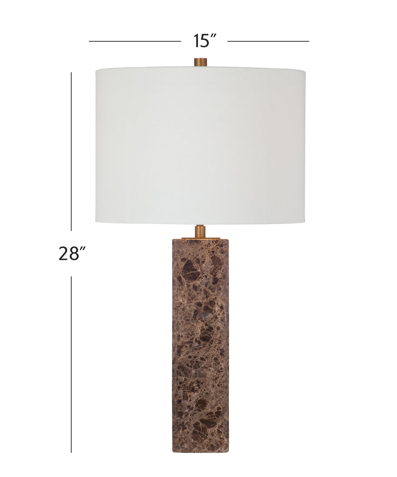 Berrien - Table Lamp - Dark Brown