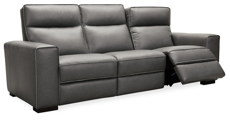 Braeburn - Leather Sofa With Power Recline Power Headrest