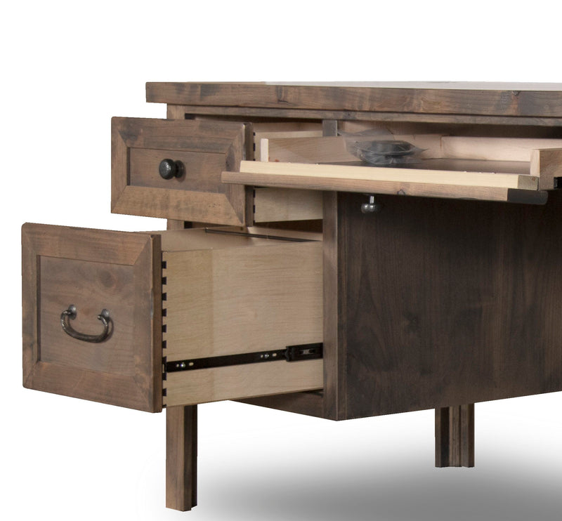 Joshua Creek - Executive Desk - Barnwood