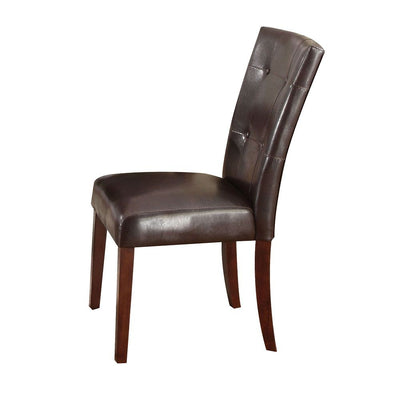 Britney - Side Chair (Set of 2) - Dark Brown - 20" - Grand Furniture GA