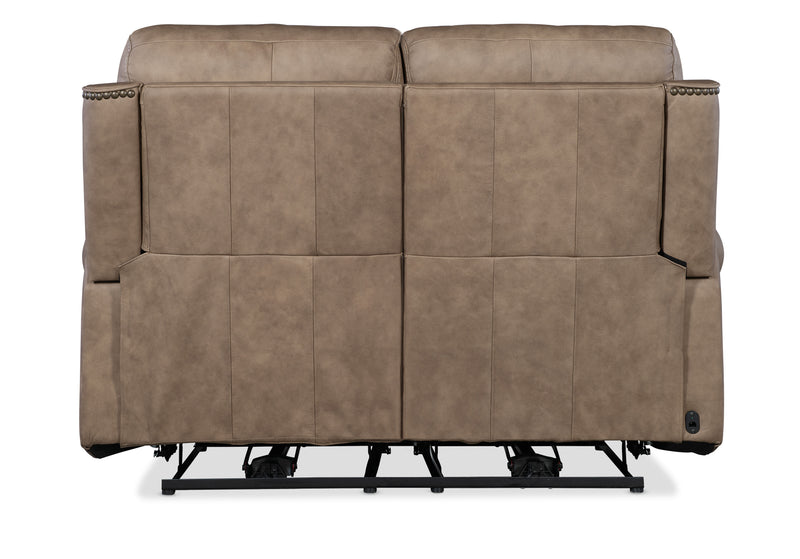 Duncan - Power Loveseat With Power Headrest & Lumbar - Light Brown