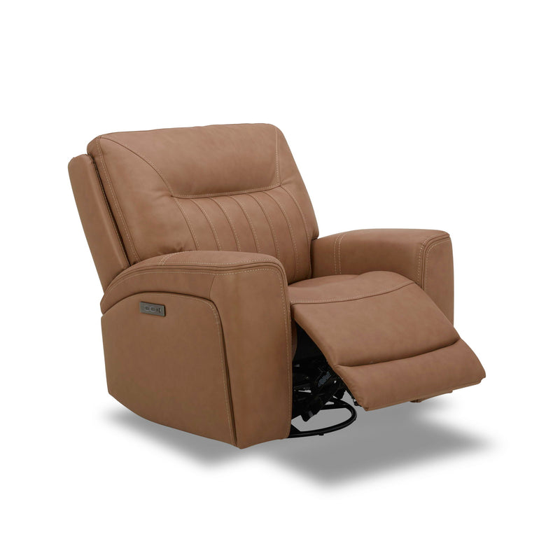 Bennett - Swivel Glider Recliner P2 - Butternut - Butternut Leather