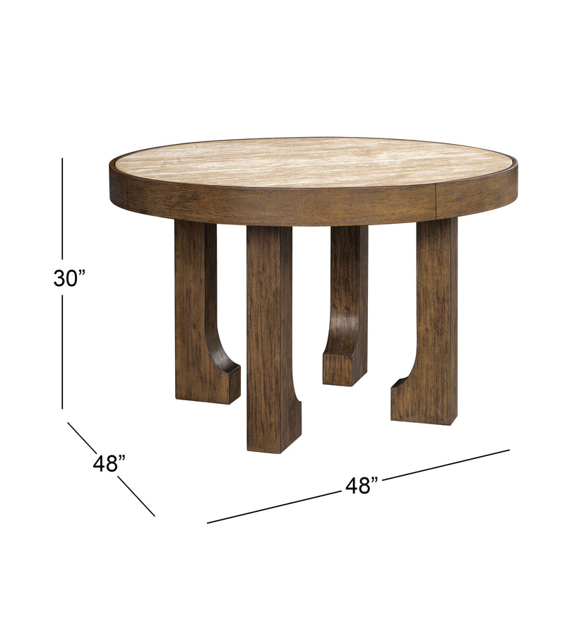 Canyon - Dining Table - Beige / Espresso