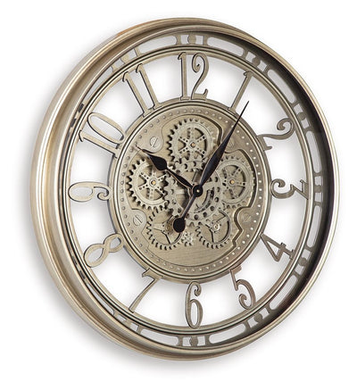 Gilover - Champagne Finish - Wall Clock