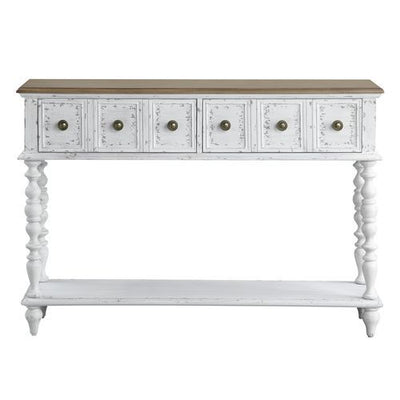 Bence - Console Table - White - Grand Furniture GA