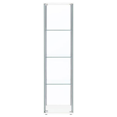 Bellatrix - 4-Shelf Clear Glass Curio Cabinet