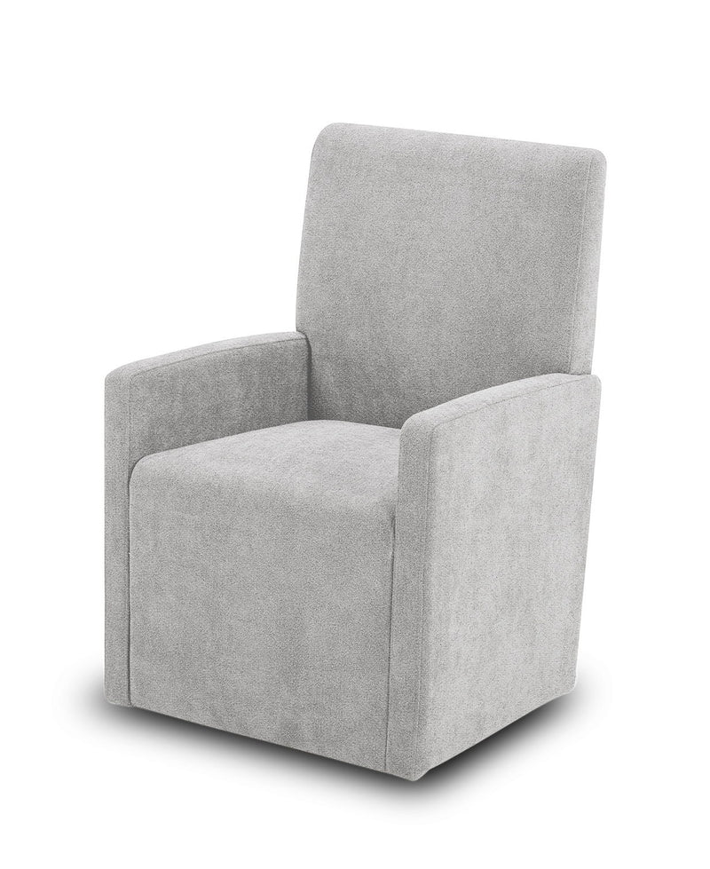 Escape - Dining Upholstered Caster Chair - Mirage Mist
