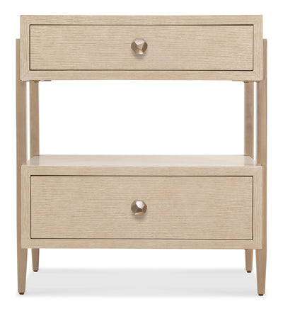 Westwood - Two-Drawer Nightstand - Beige