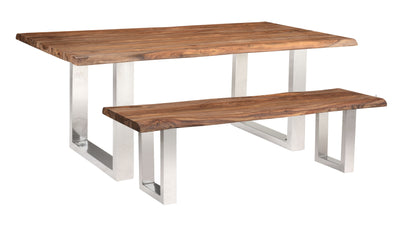 Brownstone 2.0 - Dining Bench - Stainless Steel