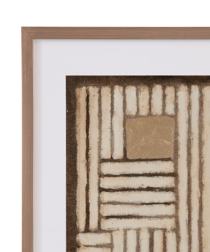 Purlin - II Framed Print - Brown