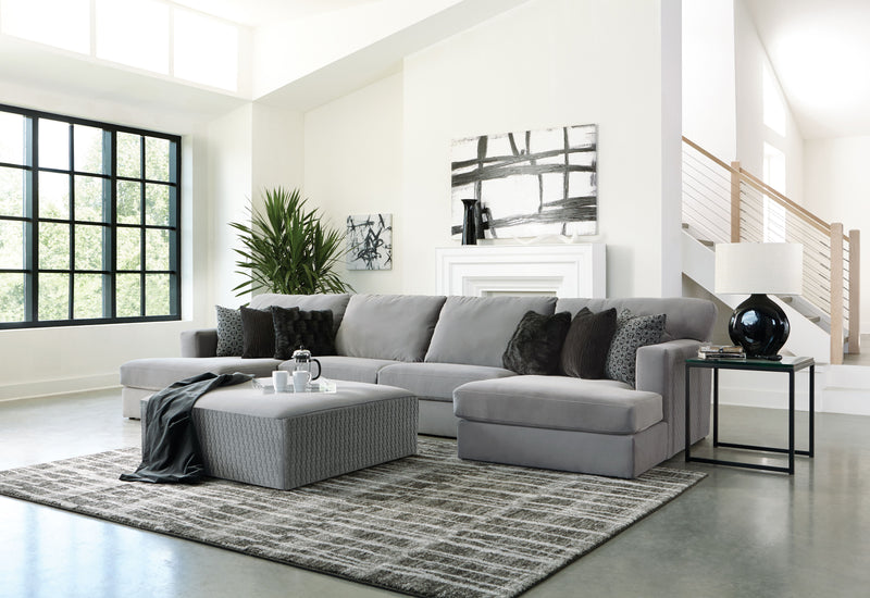 Carlsbad Modular Sectional - Armless Sofa - Charcoal - 38"