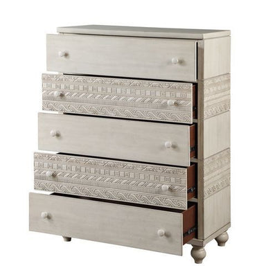 Roselyne - Chest - Antique White Finish - Grand Furniture GA